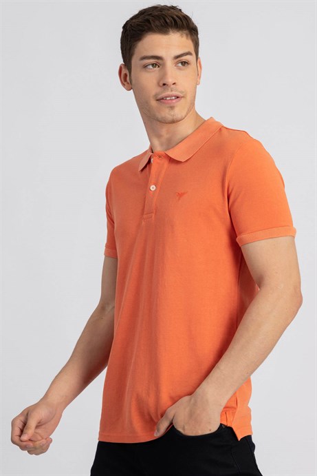 SLIM FIT PLAIN PIQUE T-SHIRT 81/1   TİŞÖRT SLIM FIT T-SHIRT