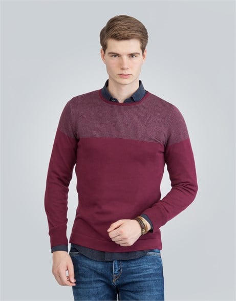 SWEATER COTTON CORTES SWEATER