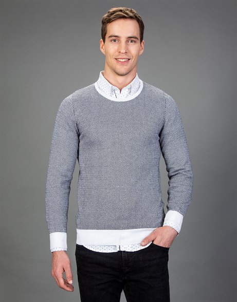 SWEATER COTTON CORTES SWEATER