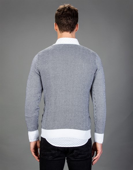 SWEATER COTTON CORTES SWEATER