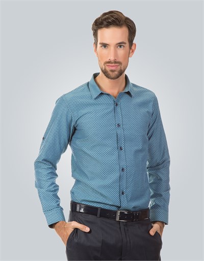 SLIM FIT LONG SLV CLUNES   GÖMLEK SLIM FIT FORMAL - TEXTURE