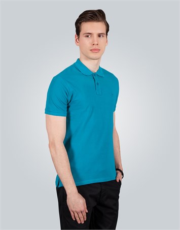 PLAIN PIQUE T-SHIRT SLIM FIT T-SHIRT