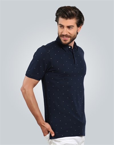 PRINTED PIQUE T-SHIRT NATAL SLIM FIT T-SHIRT