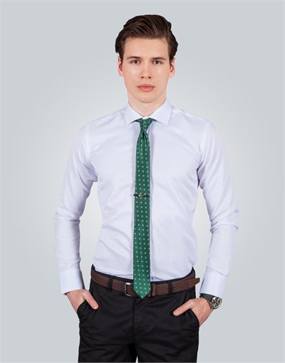 MODERN FIT LONG SLV TEXTURE 61/1   GÖMLEK SLIM FIT FORMAL - TEXTURE