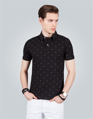 PRINTED PIQUE T-SHIRT NATAL SLIM FIT T-SHIRT