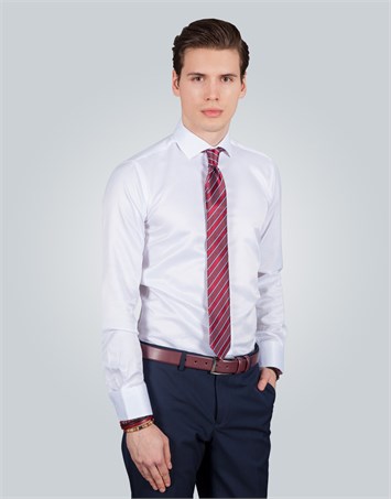 MODERN FIT LONG SLV TEXTURE 61/1   GÖMLEK SLIM FIT FORMAL - TEXTURE