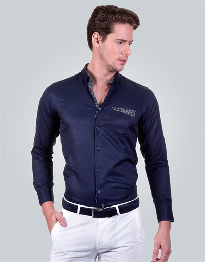 SLIM FIT LONG SLV SADO SLIM FIT SPORT - CASUAL