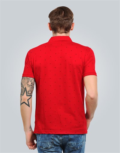 PRINTED PIQUE T-SHIRT NATAL SLIM FIT T-SHIRT