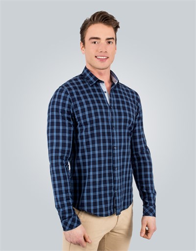 SLIM FIT LONG SLV CHECK MITRE SLIM FIT CHECKED