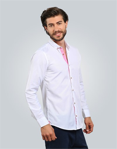 SLIM FIT LONG SLV NAFFERTON SLIM FIT SPORT - SMART