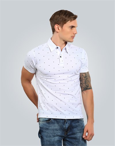 PRINTED PIQUE T-SHIRT NATAL SLIM FIT T-SHIRT