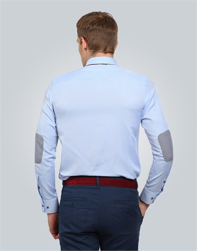 SLIM FIT LONG SLV MASSANO SLIM FIT SPORT - CASUAL