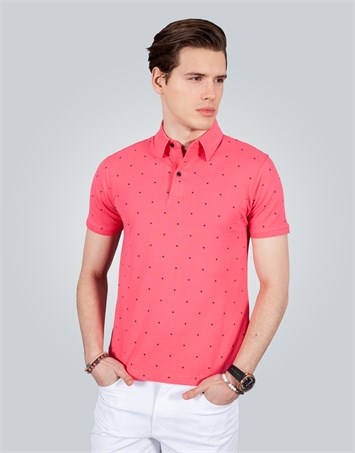 PRINTED PIQUE T-SHIRT NATAL SLIM FIT T-SHIRT