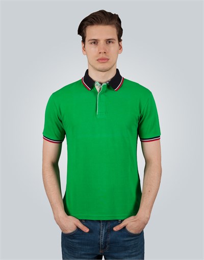 PLAIN PIQUE T-SHIRT OCEAN SLIM FIT T-SHIRT