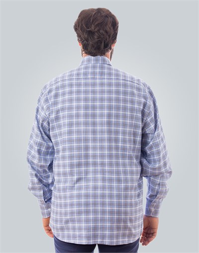 CLASSIC FIT LONG SLV COTTON OXFORD CHECK   GÖMLEK CLASSIC FIT SPORT - PATTERNED