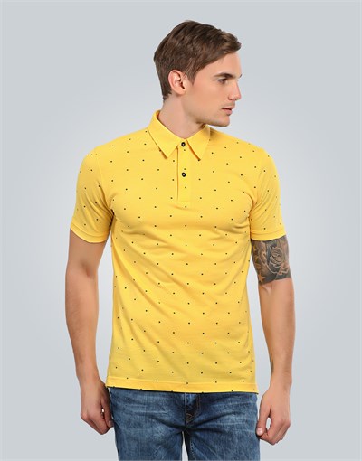 PRINTED PIQUE T-SHIRT NATAL SLIM FIT T-SHIRT