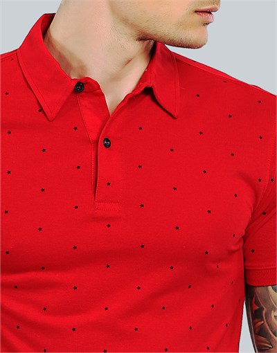 PRINTED PIQUE T-SHIRT NATAL SLIM FIT T-SHIRT