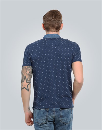 PRINTED PIQUE T-SHIRT PUERTO SLIM FIT T-SHIRT