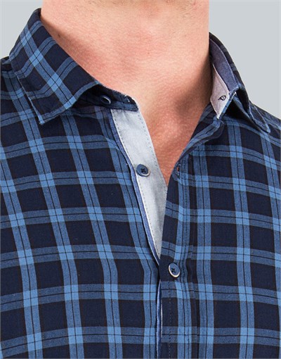 SLIM FIT LONG SLV CHECK MITRE SLIM FIT CHECKED