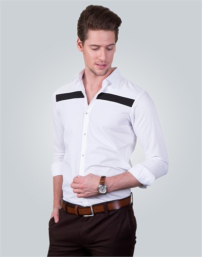 SLIM FIT LONG SLV  LUDVİKA SLIM FIT SPORT - SMART