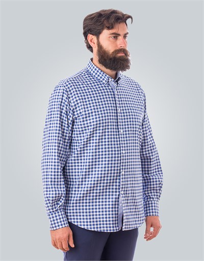 CLASSIC FIT LONG SLV COTTON OXFORD CHECK   GÖMLEK CLASSIC FIT SPORT - PATTERNED