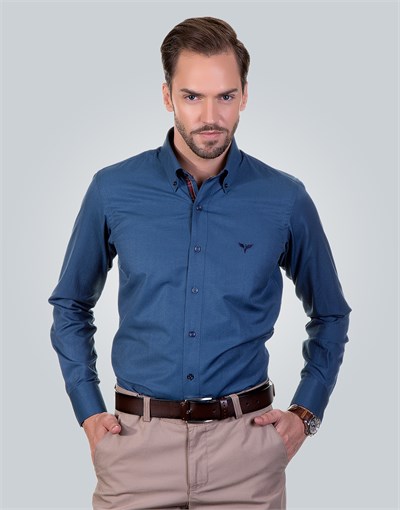 SLIM FIT LONG SLV SAMRA   GÖMLEK SLIM FIT SPORT - CASUAL