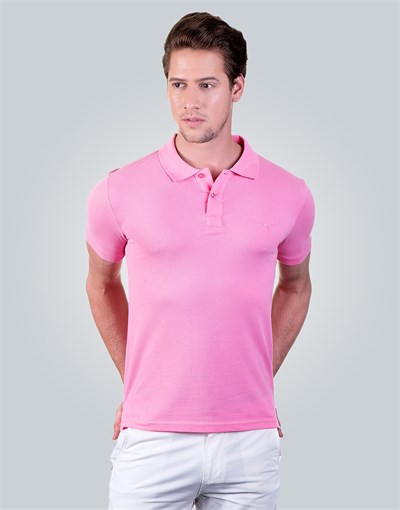 PLAIN PIQUE T-SHIRT SLIM FIT T-SHIRT