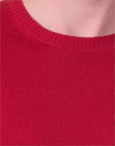 SWEATER COTTON CREW NECK PLAIN SWEATER