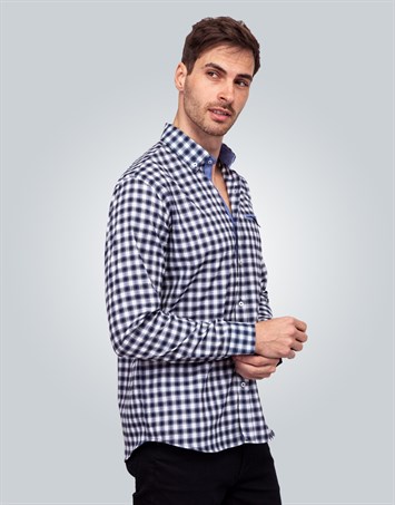 CLASSIC FIT LONG SLV CHECK WAT   GÖMLEK CLASSIC FIT SPORT - PATTERNED