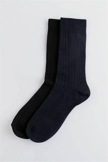 SOCKET SOCKS PLAIN 2 PAIRS