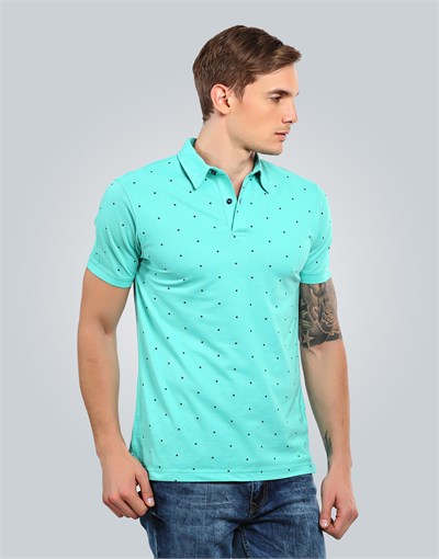 PRINTED PIQUE T-SHIRT NATAL SLIM FIT T-SHIRT