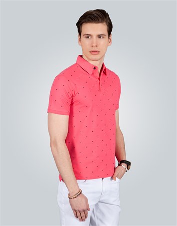 PRINTED PIQUE T-SHIRT NATAL SLIM FIT T-SHIRT