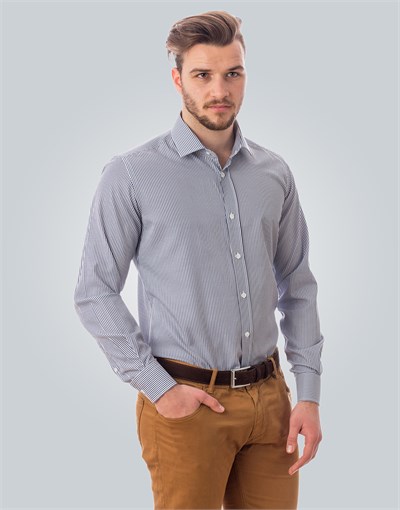 MODERN FIT LONG SLV SEMI CUTAWAY SLIM FIT FORMAL - TEXTURE