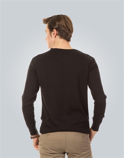 SWEATER COTTON CREW NECK PLAIN SWEATER