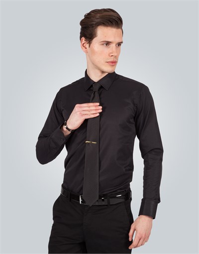 MODERN FIT LONG SLV KNIGHT   GÖMLEK SLIM FIT FORMAL - PLAIN