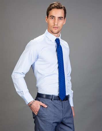 MODERN FIT LONG SLV TEXTURE 61/1   GÖMLEK SLIM FIT FORMAL - TEXTURE