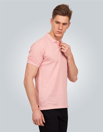 PLAIN PIQUE T-SHIRT SLIM FIT T-SHIRT