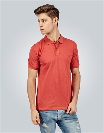 PLAIN PIQUE T-SHIRT SLIM FIT T-SHIRT