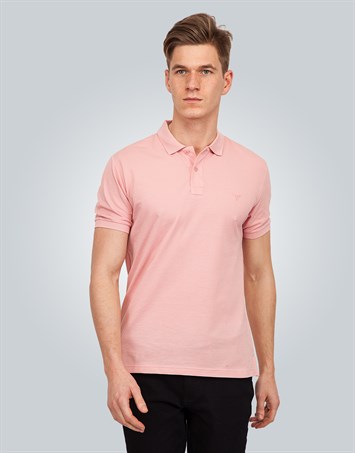 PLAIN PIQUE T-SHIRT SLIM FIT T-SHIRT