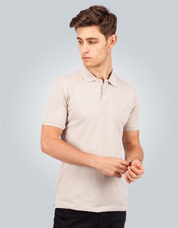 PLAIN PIQUE T-SHIRT SLIM FIT T-SHIRT