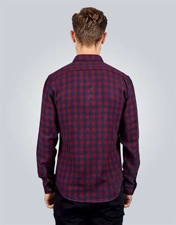 SLIM FIT LONG SLV CHECK MOSKOV  GÖMLEK SLIM FIT CHECKED