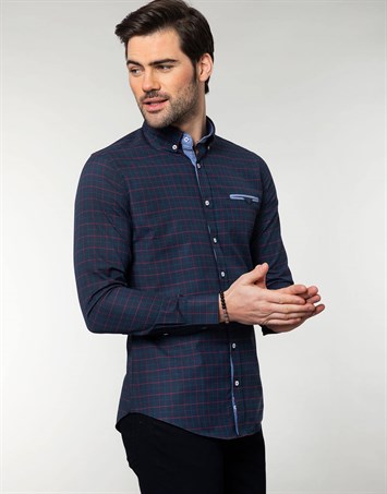 SLIM FIT LONG SLV CHECK RASA   GÖMLEK SLIM FIT CHECKED