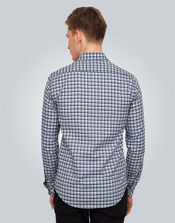 SLIM FIT LONG SLV CHECK RİPON   GÖMLEK SLIM FIT CHECKED