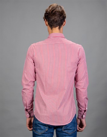 SLIM FIT LONG SLV DEVON SLIM FIT CHECKED