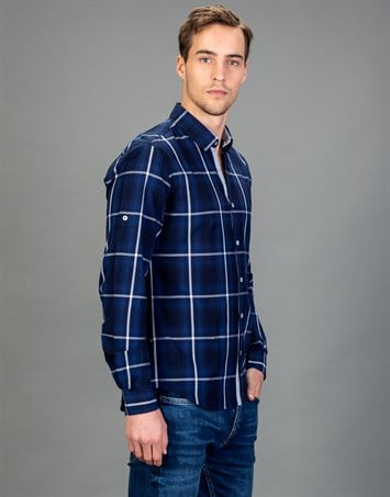 SLIM FIT LONG SLV KARRE  GÖMLEK SLIM FIT CHECKED