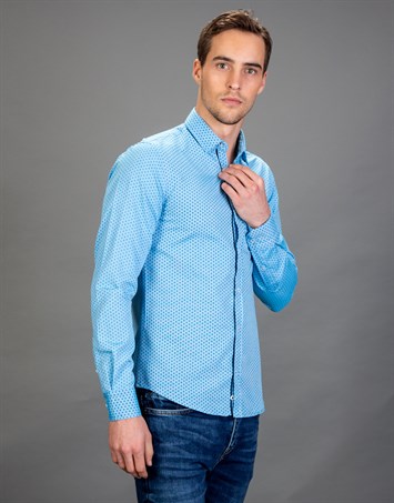 SLIM FIT LONG SLV MARİBOR   GÖMLEK SLIM FIT PRINTED - SIMPLE