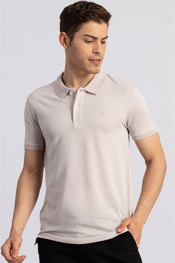 SLIM FIT PLAIN PIQUE T-SHIRT 81/1   TİŞÖRT SLIM FIT T-SHIRT