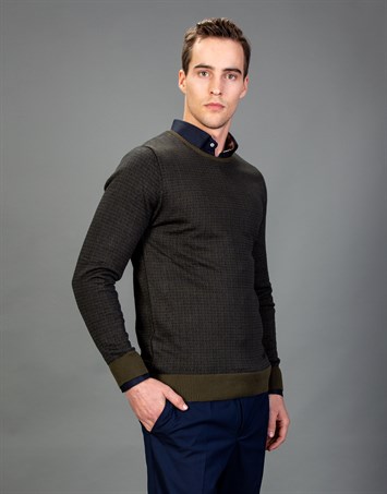 SWEATER WOOL LUTES   KAZAK SWEATER