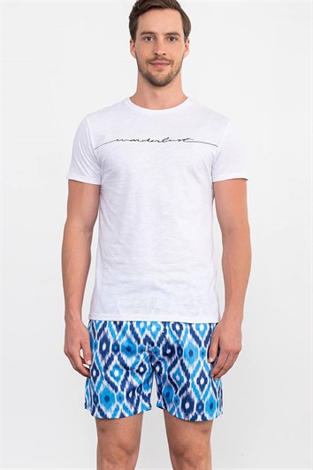 SWIM SHORT PATTERNED - DENİZ ŞORTU SWIM SHORTS