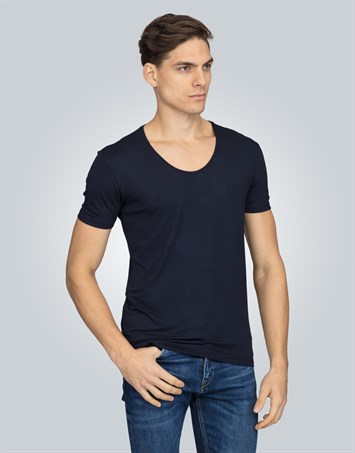 THIN ROUND NECK T-SHIRT COTTON BASIC T-SHIRT